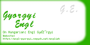 gyorgyi engl business card